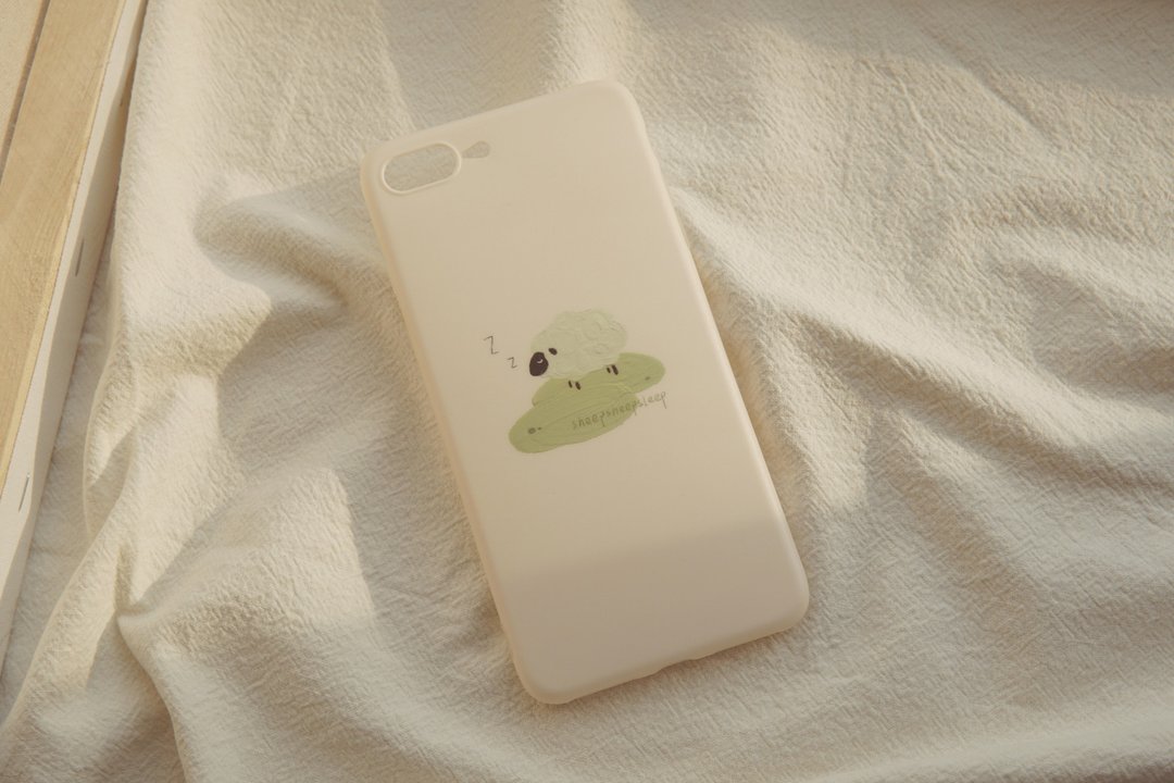 晚安咩咩 iPhone 手机软壳 - 手机壳/手机套 - 塑料 绿色