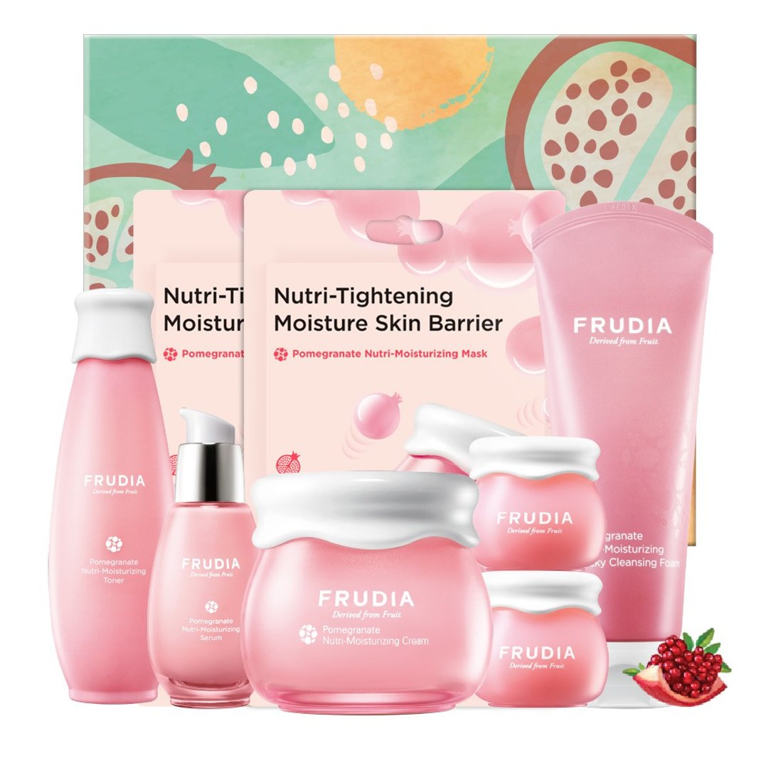 FRUDIA 超级网红 石榴弹力抗皱礼盒 - 精华液/安瓶 - 浓缩/萃取物 多色