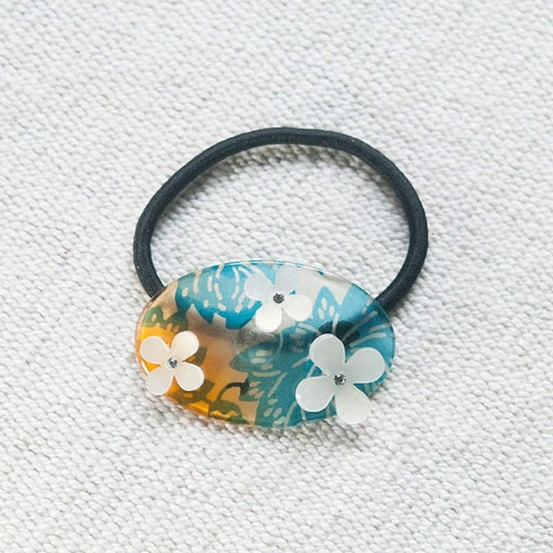 彩舞静,发束,发圈-茶静 - 发饰 - 压克力 咖啡色