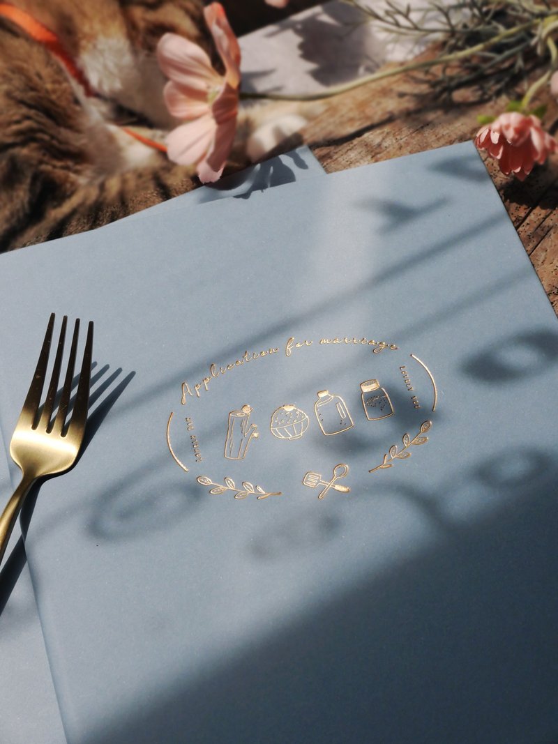 印印time 柴米油盐酱醋茶 书约保存书/结婚书约夹/硬壳/质感 - 其他 - 纸 多色