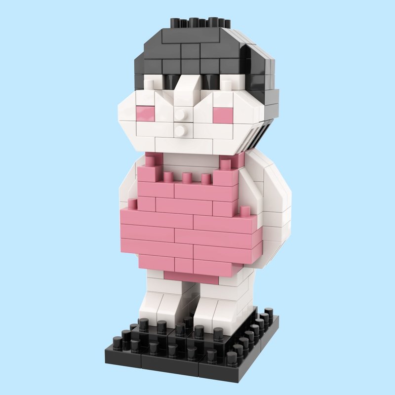 Archbrick x Cheeky Cheeky 厚面女积木 Nanoblock - 玩偶/公仔 - 塑料 多色