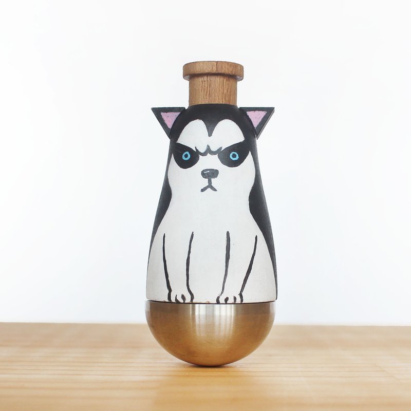 闻森笛 – 哈士奇 卡祖笛 KAZOO 公仔 - 吉他/乐器 - 木头 黑色