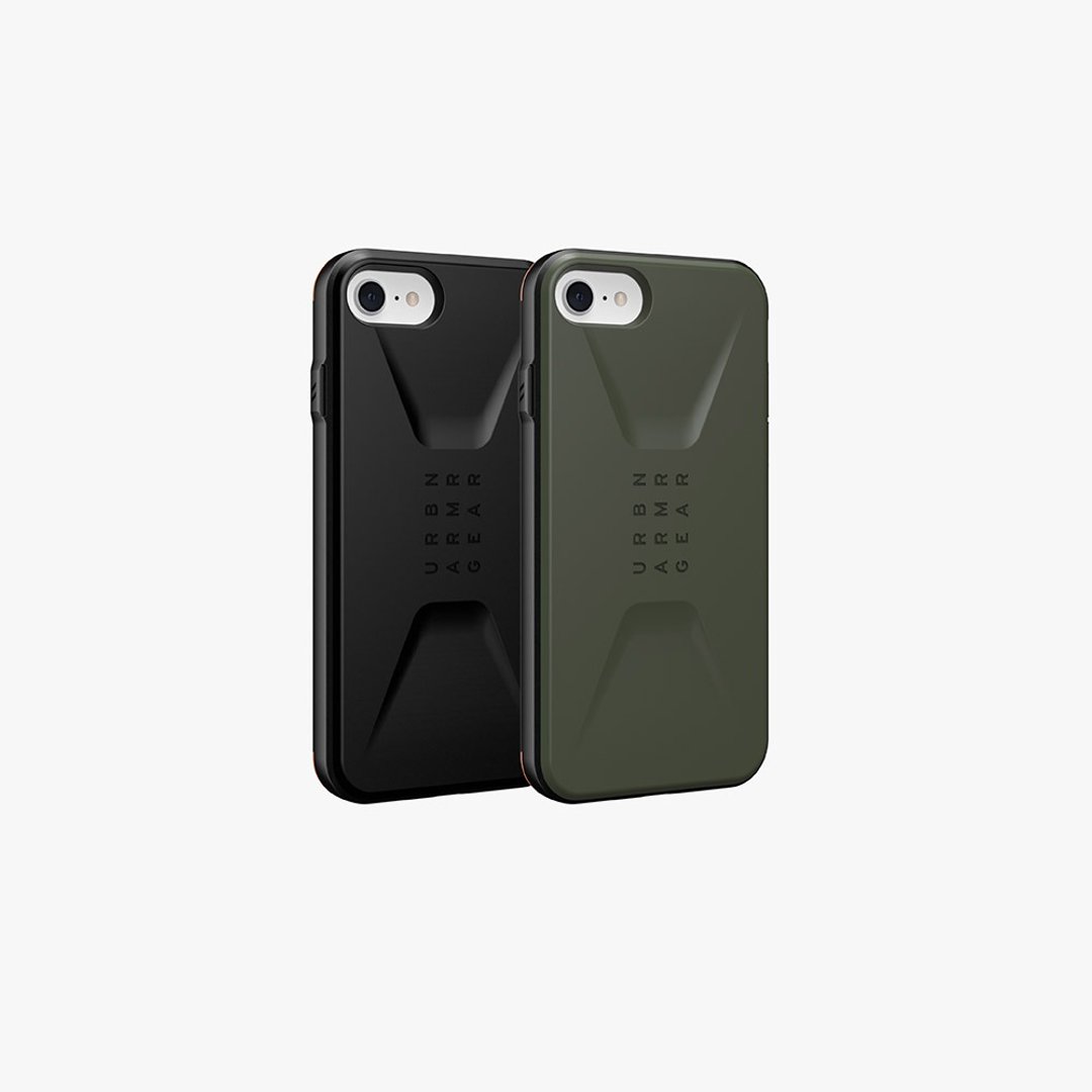 UAG iPhone 8/SE (2022)耐冲击简约保护壳 - 手机壳/手机套 - 橡胶 多色
