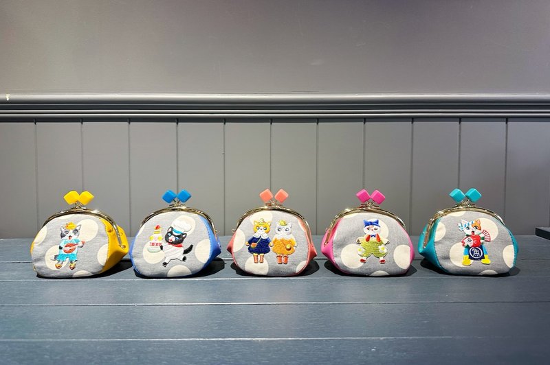 五猫派对 - 彩色口金包工作坊 - 编织/羊毛毡/布艺 - 棉．麻 