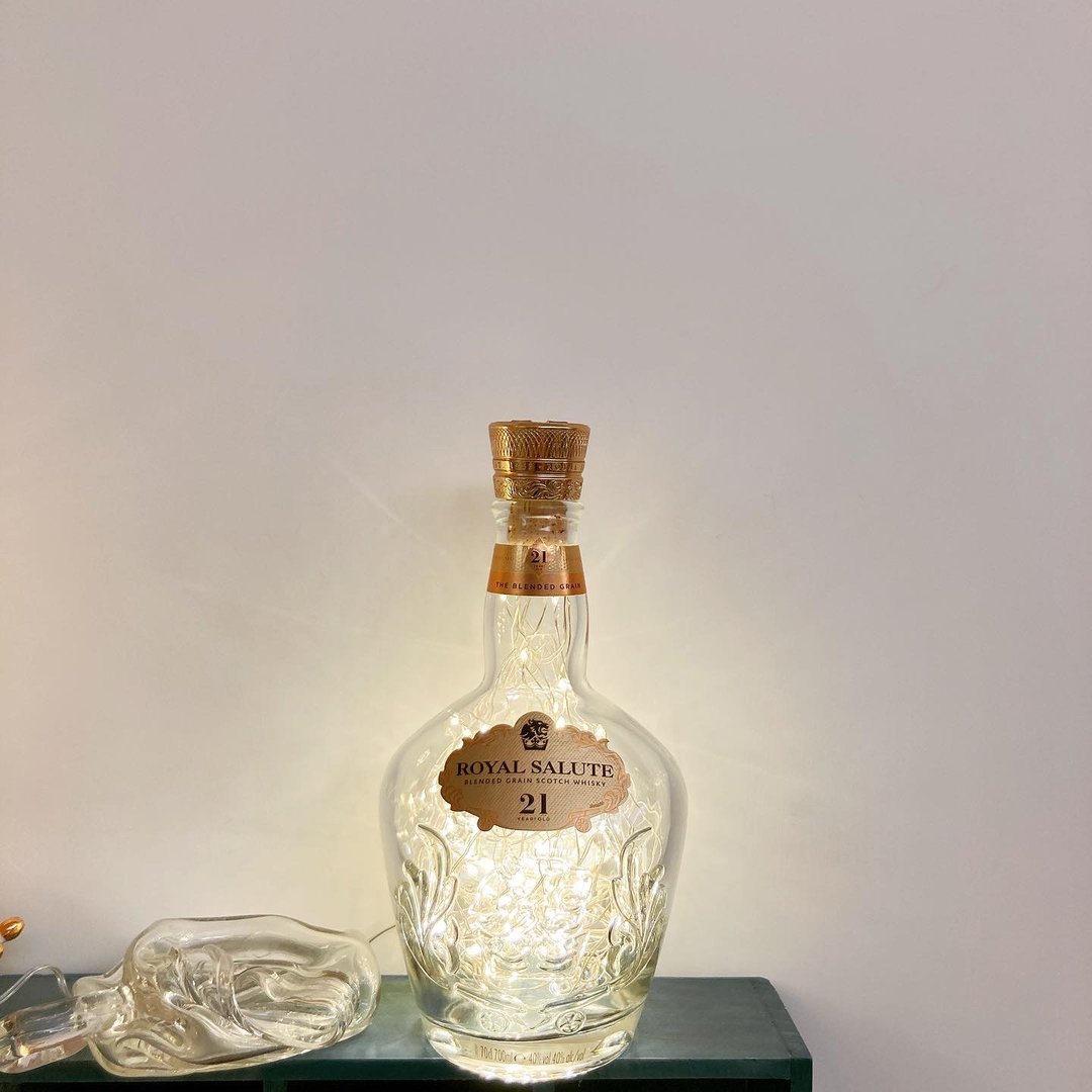 皇家礼炮王者之钻 酒瓶灯 满天星闪灯 - 灯具/灯饰 - 玻璃 