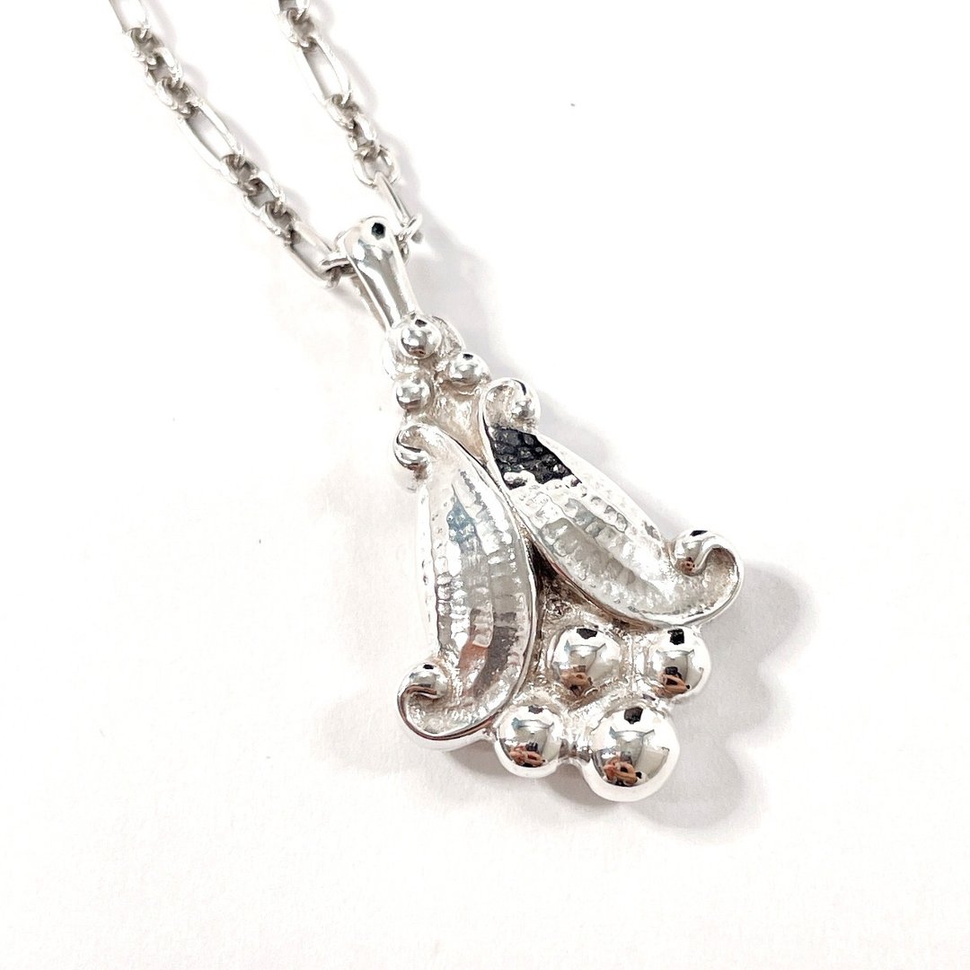 【日本直送．近全新】Georg Jensen 乔治杰生 项链 年度坠饰 1993 银 925 经抛光翻新 - 项链 - 纯银 银色