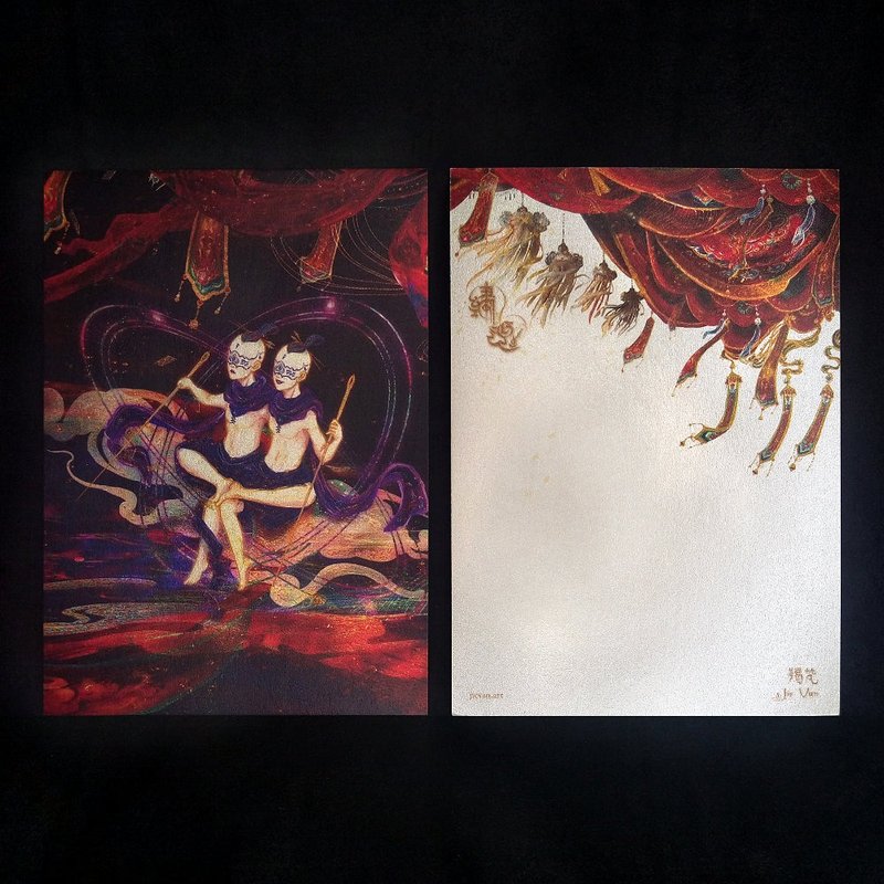 【绣魂】角色绘卡－绣凛 - 卡片/明信片 - 纸 