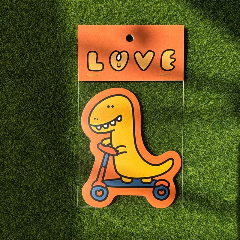 防水贴纸(带来幸福的恐龙) - 贴纸 - 防水材质 