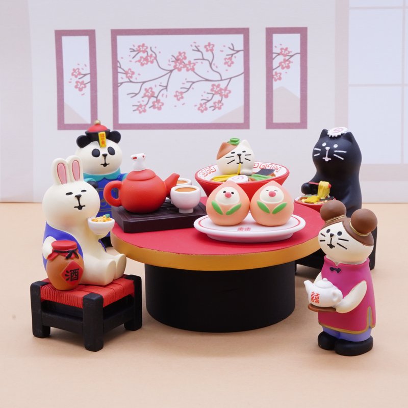 日本Decole Concombre - 中华料理系列 - 摆饰 - 树脂 