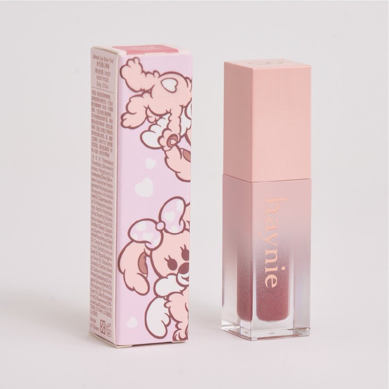 【haynie】水光透心唇釉M001裸光玫瑰 (含8种植萃精华保湿修护唇) - 唇彩/颊彩 - 颜料 粉红色