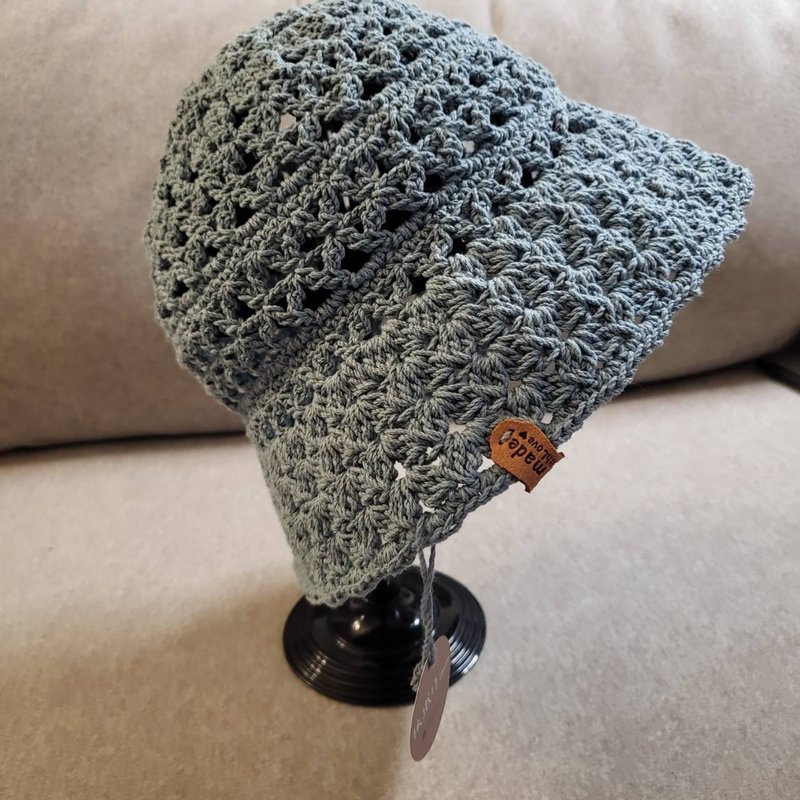 纯棉手工编织 休闲渔夫帽 多色  可定制化 - 帽子 - 棉．麻 