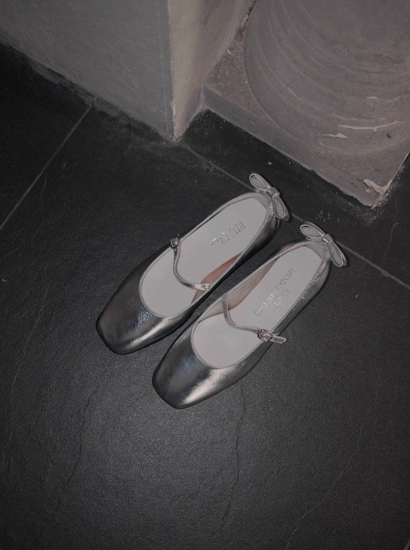 极简美学 蝴蝶结休闲风玛莉珍 浅口单鞋 手工製 - 玛莉珍鞋 - 真皮 多色