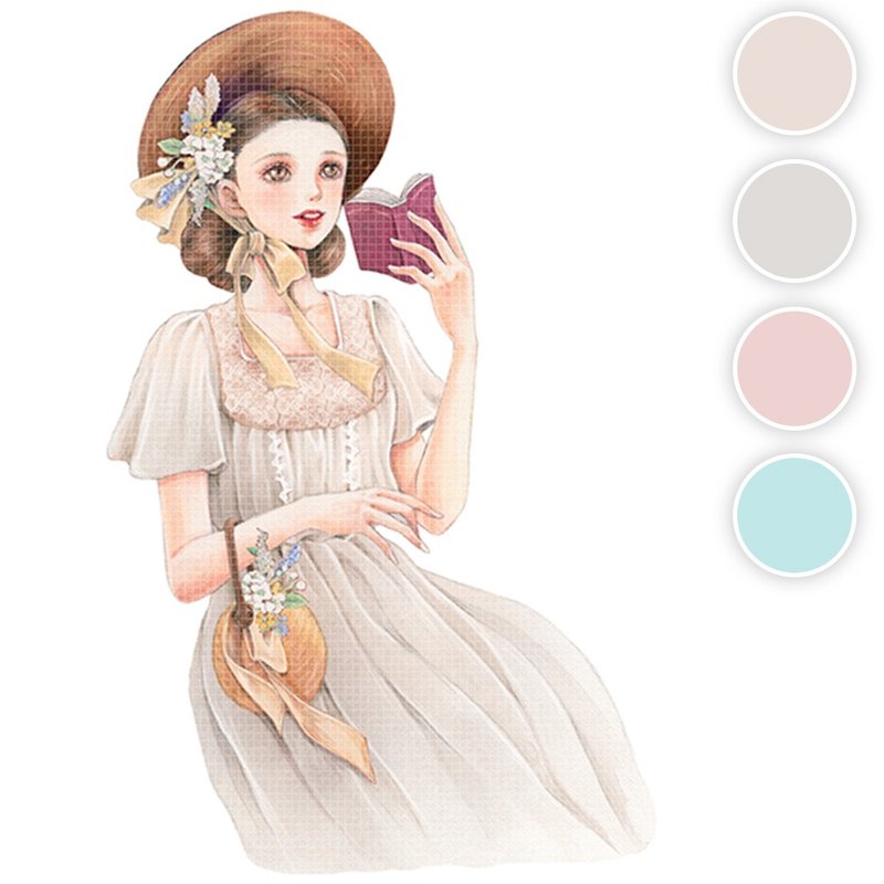 Brenda (4色) 39 (honne market) 人物贴纸 浣熊贴纸 - 贴纸 - 纸 