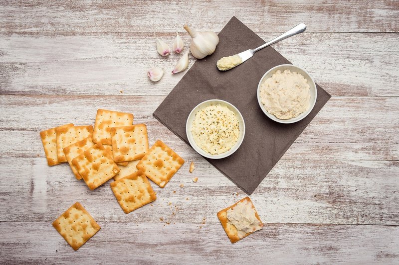 香蒜奶酪抹酱 Garlic Cheese Spread 手工制作 - 果酱/抹酱 - 新鲜食材 黄色