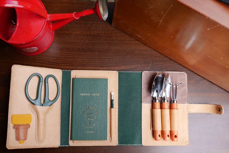 【春猪工具书】园艺书 Harui Garden Tools - 其他 - 真皮 橘色