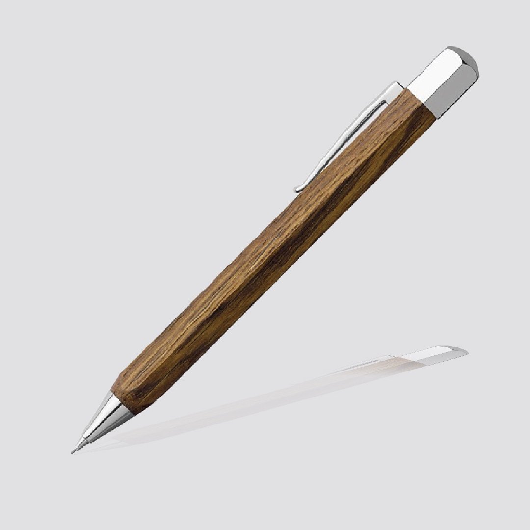Faber Castell ONDORO 咖啡木纹0.7mm铅笔 - 铅笔/自动铅笔 - 木头 咖啡色