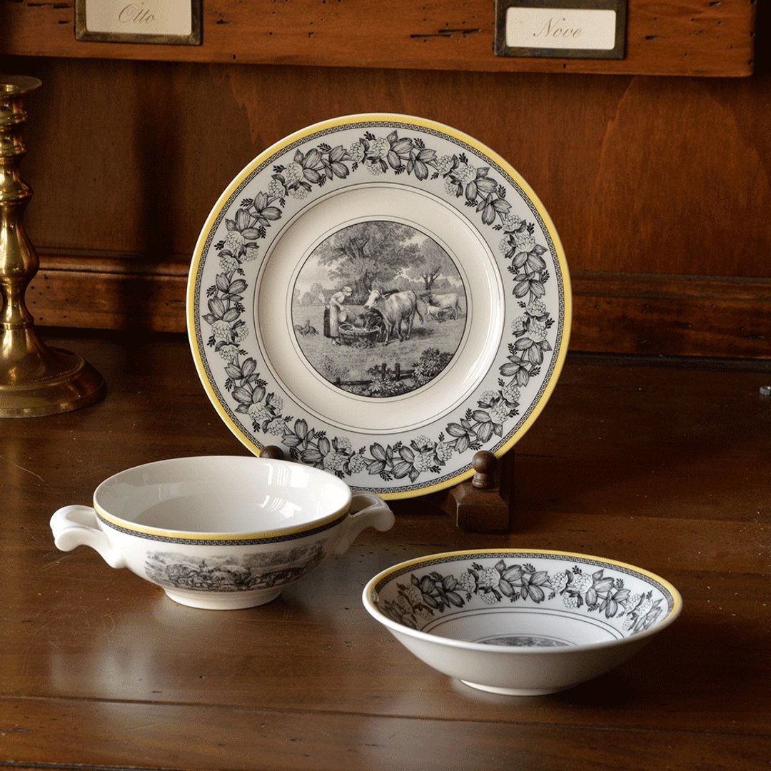 德国 Villeroy&Boch 餐碗 3 件组 - 盘子/餐盘/盘架 - 瓷 黄色