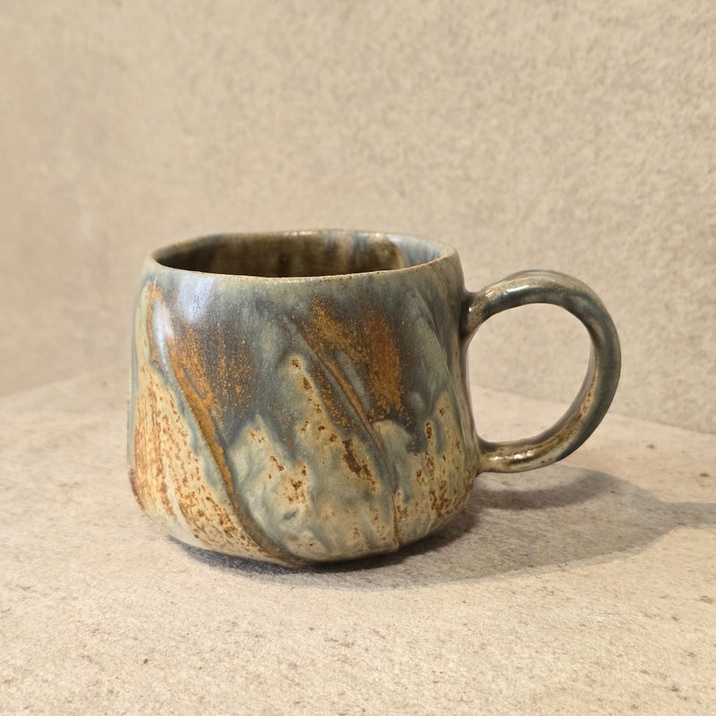 草木灰釉马克杯 / 咖啡杯 - 咖啡杯/马克杯 - 陶 黄色