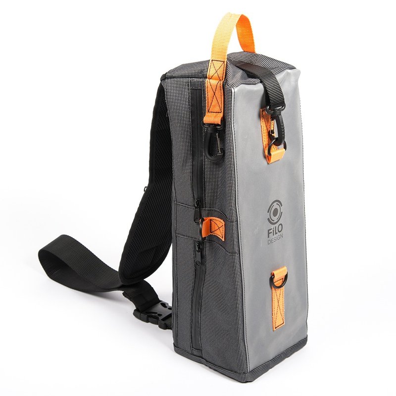 Silver-light lone pack 反光长条健行包 - 侧背包/斜挎包 - 聚酯纤维 