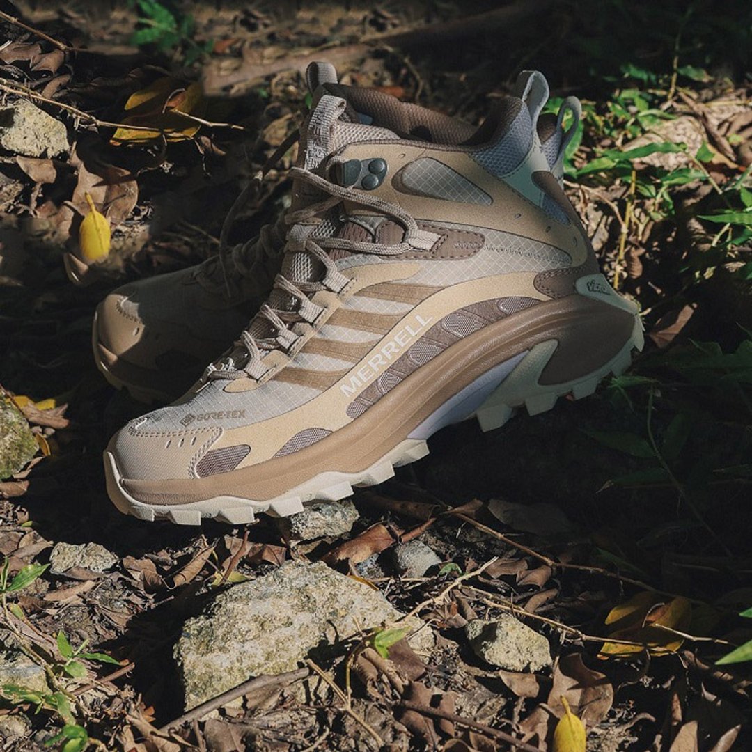 MERRELL(女)MOAB SPEED 2 MID GTX防水中筒登山健行鞋 女鞋-奶油 - 女款运动鞋/球鞋 - 防水材质 