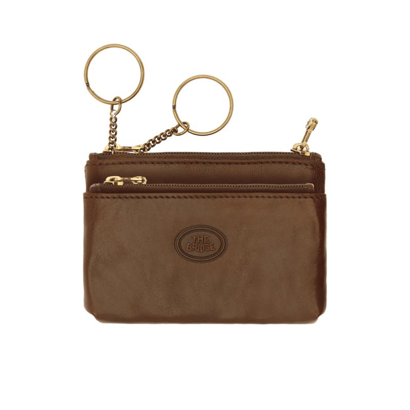 THE BRIDGE 真皮/牛皮 STORY 零钱(钥匙)包 - 零钱包 - 真皮 咖啡色