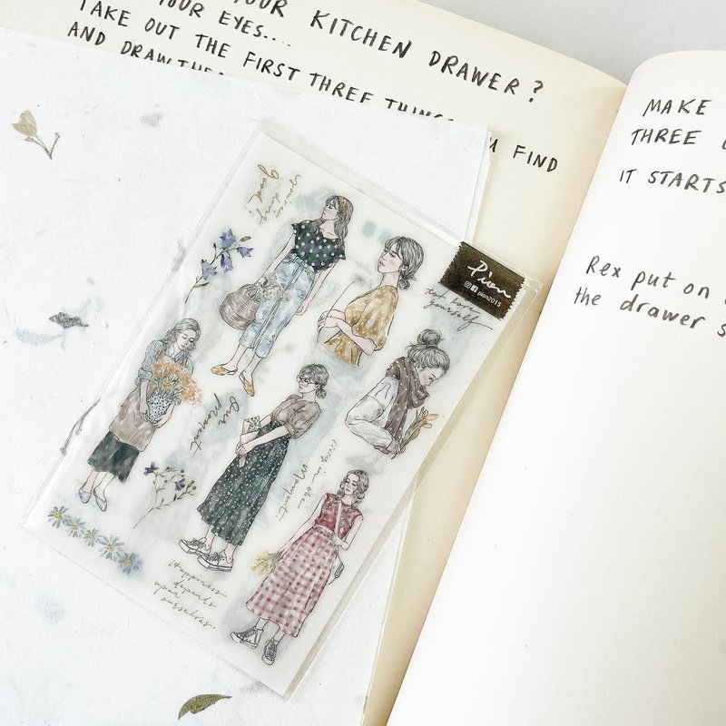 She / 转印贴纸 (2图入) - 贴纸 - 纸 