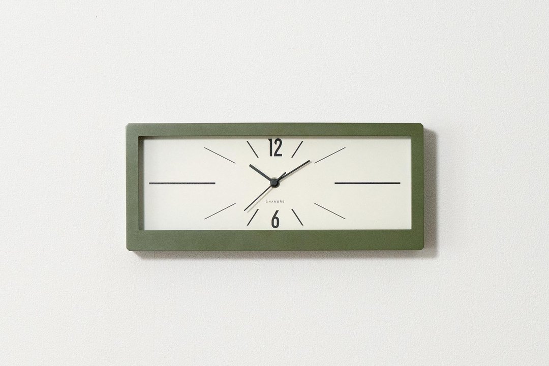 LINEAR CLOCK 线条方块钟 - 时钟/闹钟 - 木头 