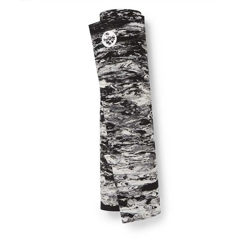 【Manduka】RHEO Mat 双面健身垫 8mm - Black White Marble - 瑜珈垫 - 其他材质 黑色