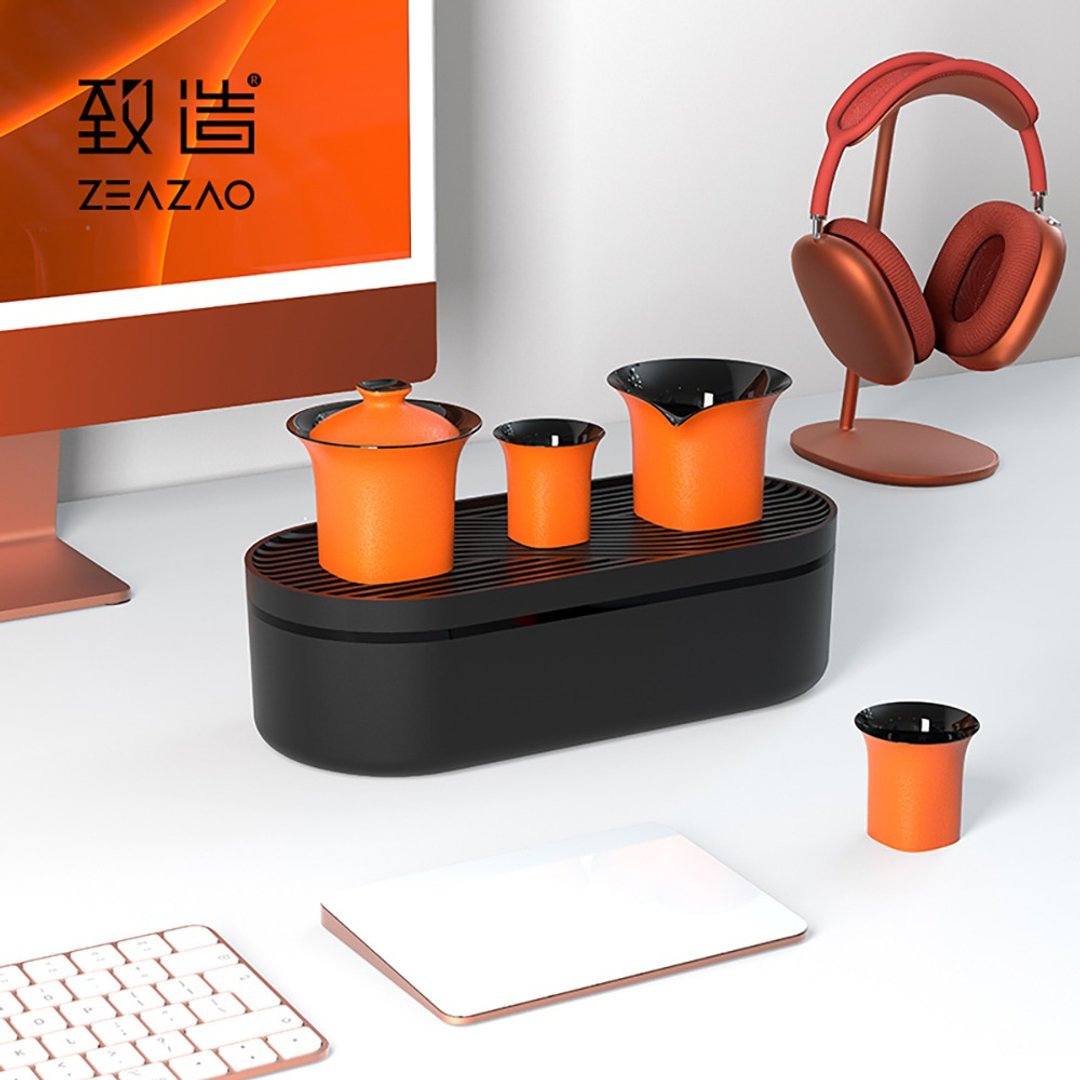 致造享泡家用旅行露营功夫茶具套装白瓷盖碗网红2022新款红茶专用 - 茶具/茶杯 - 瓷 