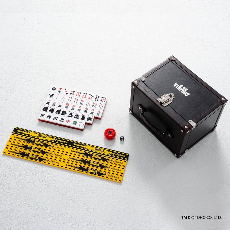 【Godzilla哥吉拉】水晶麻将组(不适用电动麻将桌) - 桌游/玩具 - 其他材质 红色