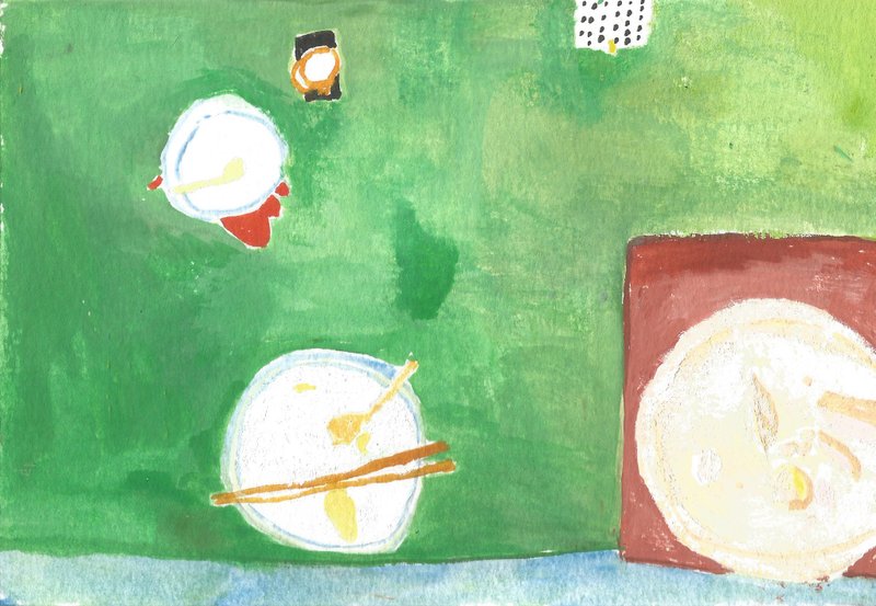 绘画作品--日用的饮食 - 海报/装饰画/版画 - 纸 