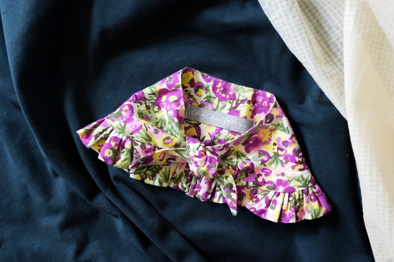 chacha.metyou / 小花园碎花领巾 / 狗狗喵喵毛小孩 - 衣/帽 - 棉．麻 