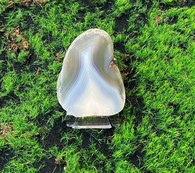 能量摆饰-天然玛瑙山形片 招财转运 疗愈 开运 快速出货 - 摆饰 - 水晶 多色