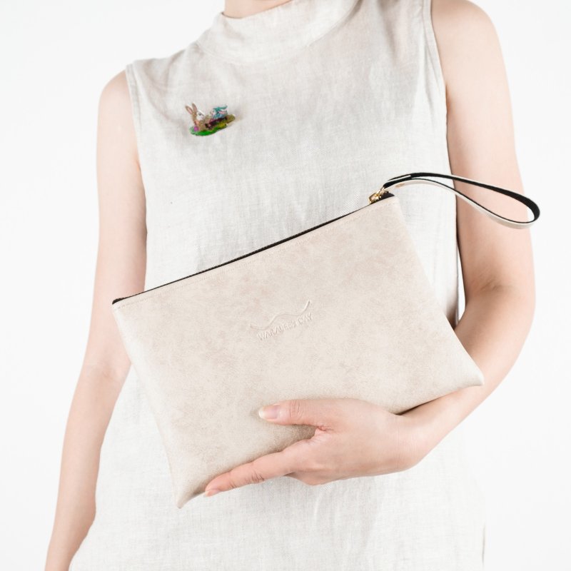 Ivory Pouch Bag - 其他 - 真皮 白色