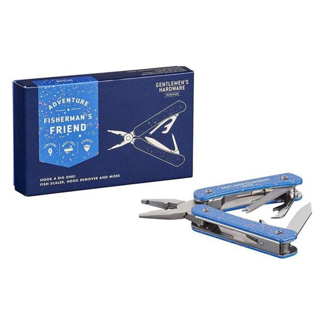 【Gentlemen's Hardware】钓鱼多功能工具组 - 露营用品 - 不锈钢 蓝色