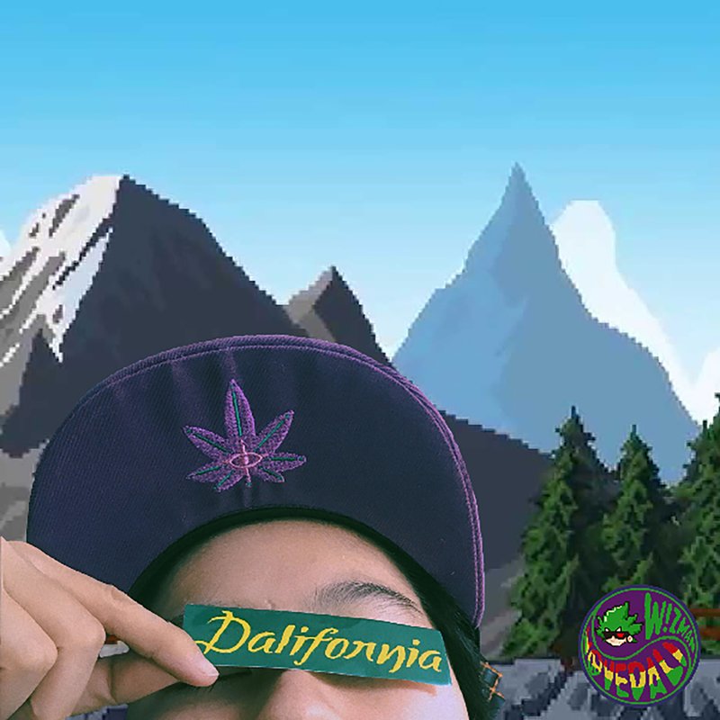 WIZMAN X LOVEDALI 四耳灵原创设计棒球帽 - 帽子 - 棉．麻 