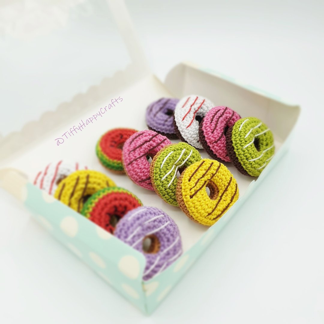 Mini Donuts | Amigurumi Easy Crochet PATTERN PDF - 手工艺教程/工具书 - 其他材质 