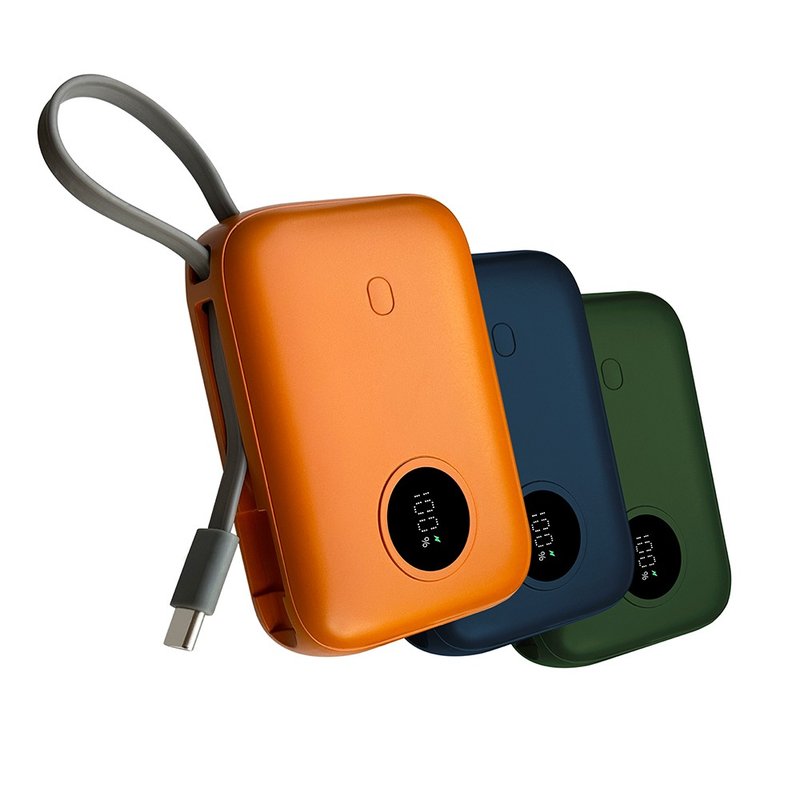 ENABLE 台湾制造15月保固 ZOOM X3 10000自带线快充行动电源 有Wh - 充电宝/传输线 - 塑料 多色