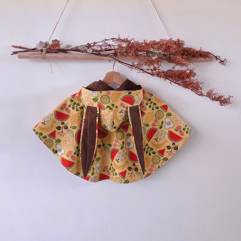 岛森家  / 兔子芙芙的甜点食谱 / 芒果生巧水果塔 - 童装外套 - 棉．麻 黄色