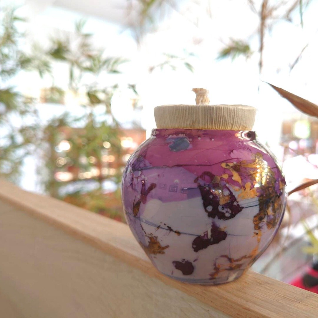 宝石金系列-竹叶盖骨瓷茶仓 - 茶具/茶杯 - 瓷 