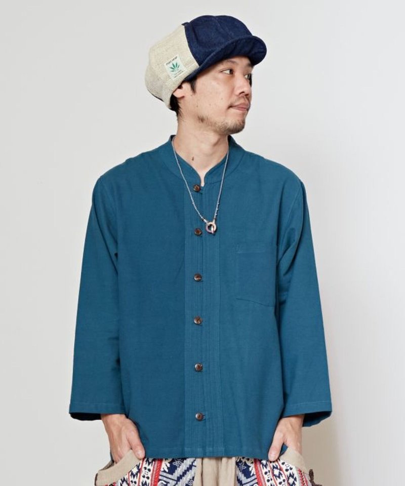 【热门预购】尼泊尔棉俐落立领男士立体衬衫(3色)NWW-5105 - 男装衬衫 - 棉．麻 