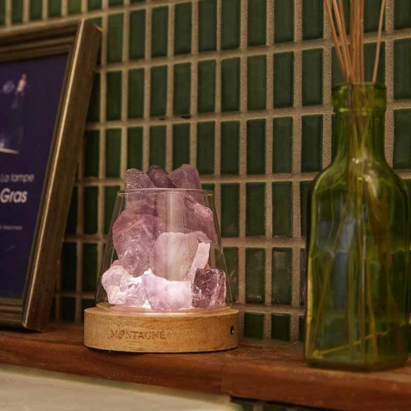 【Montagne】紫水晶 | 权利 X 守护 | 水晶扩香组 - 香薰/精油/线香 - 水晶 紫色