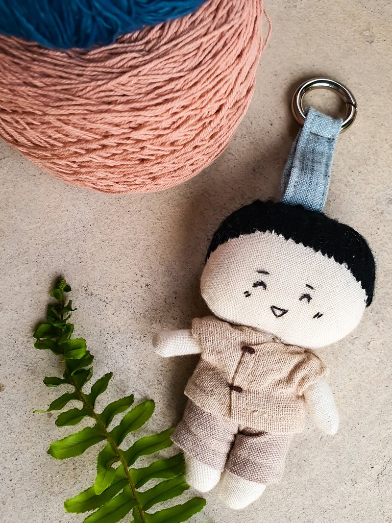 Dek pinto Key chain - 吊饰 - 棉．麻 多色