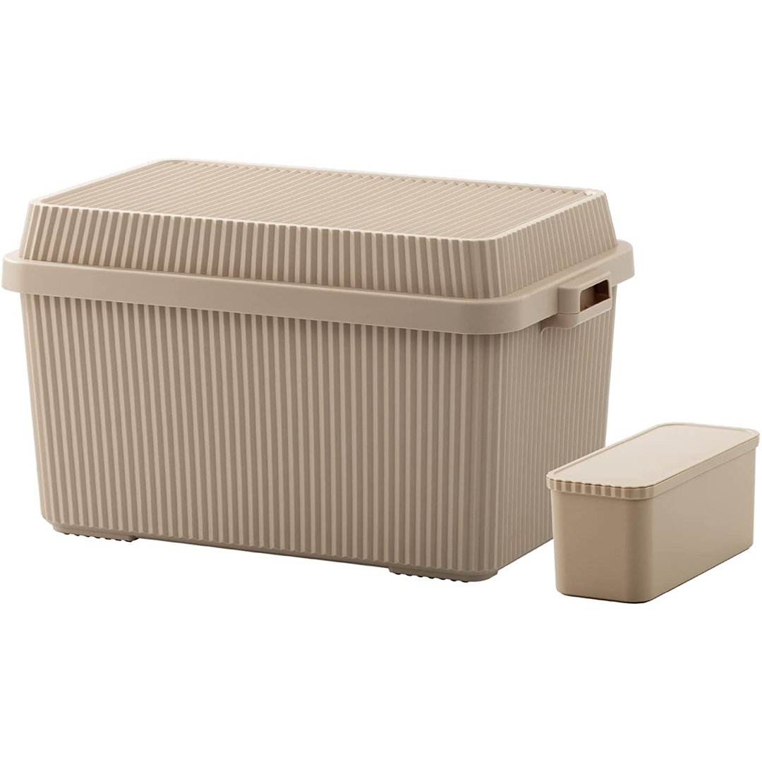 日本Like-it 户外型防水可堆叠收纳箱 83L(含专用盒) - 收纳用品 - 塑料 
