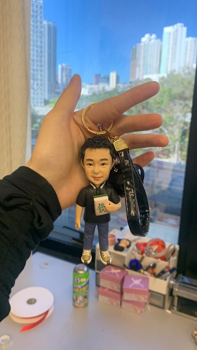 真人人像公仔钥匙扣 - 陶艺 - 陶 多色