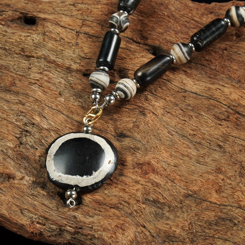 西亚太阳板珠链(长68.5厘米) - 长链 - 其他材质 