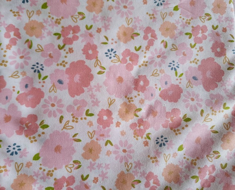 医护双层手术帽、工作帽、烘培帽  粉底小花款 薄棉款 - 帽子 - 棉．麻 多色