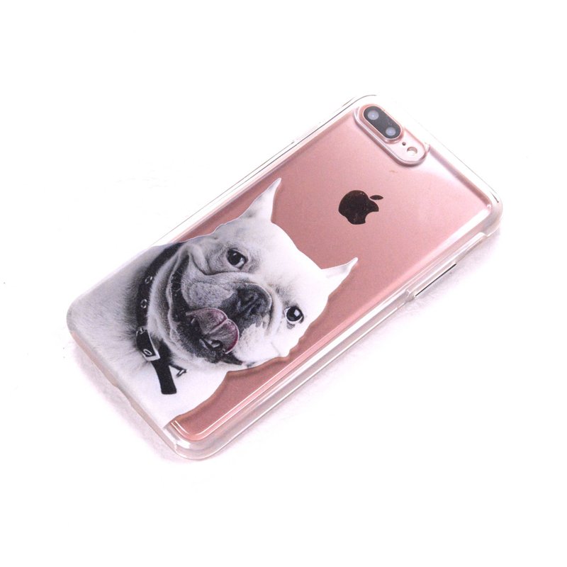 毕业礼物 法斗犬狗手机壳 iPhone 8 Plus R9s X9 S7edge S8 J3 XZ - 手机壳/手机套 - 塑料 多色