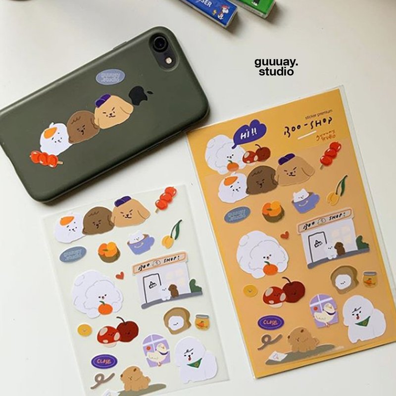 Boo-Shop Premium Sticker - 贴纸 - 防水材质 多色