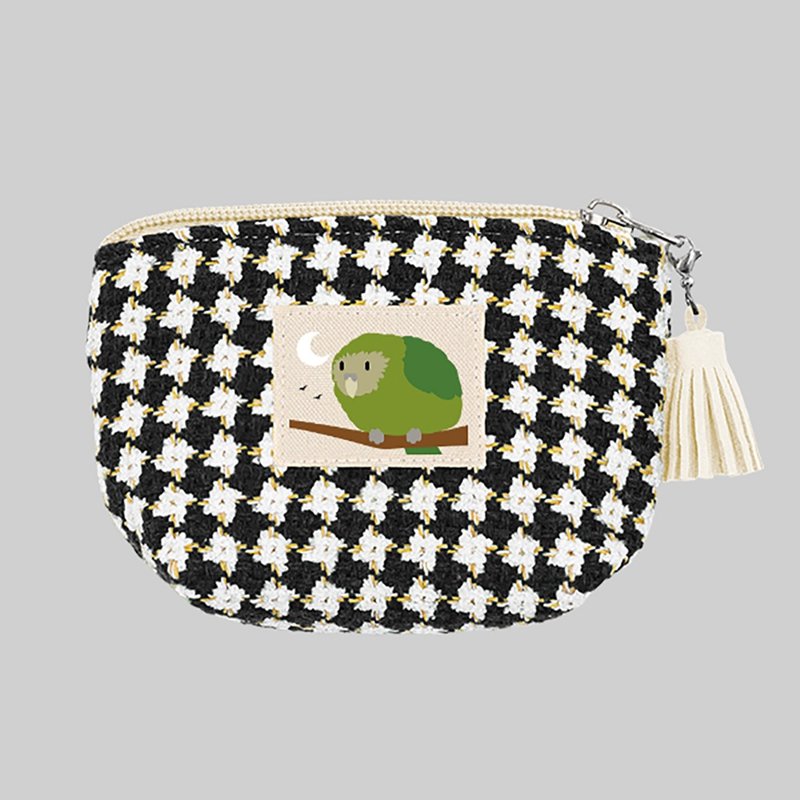 苔藓鸡 小钱包 - 零钱包 - 棉．麻 绿色